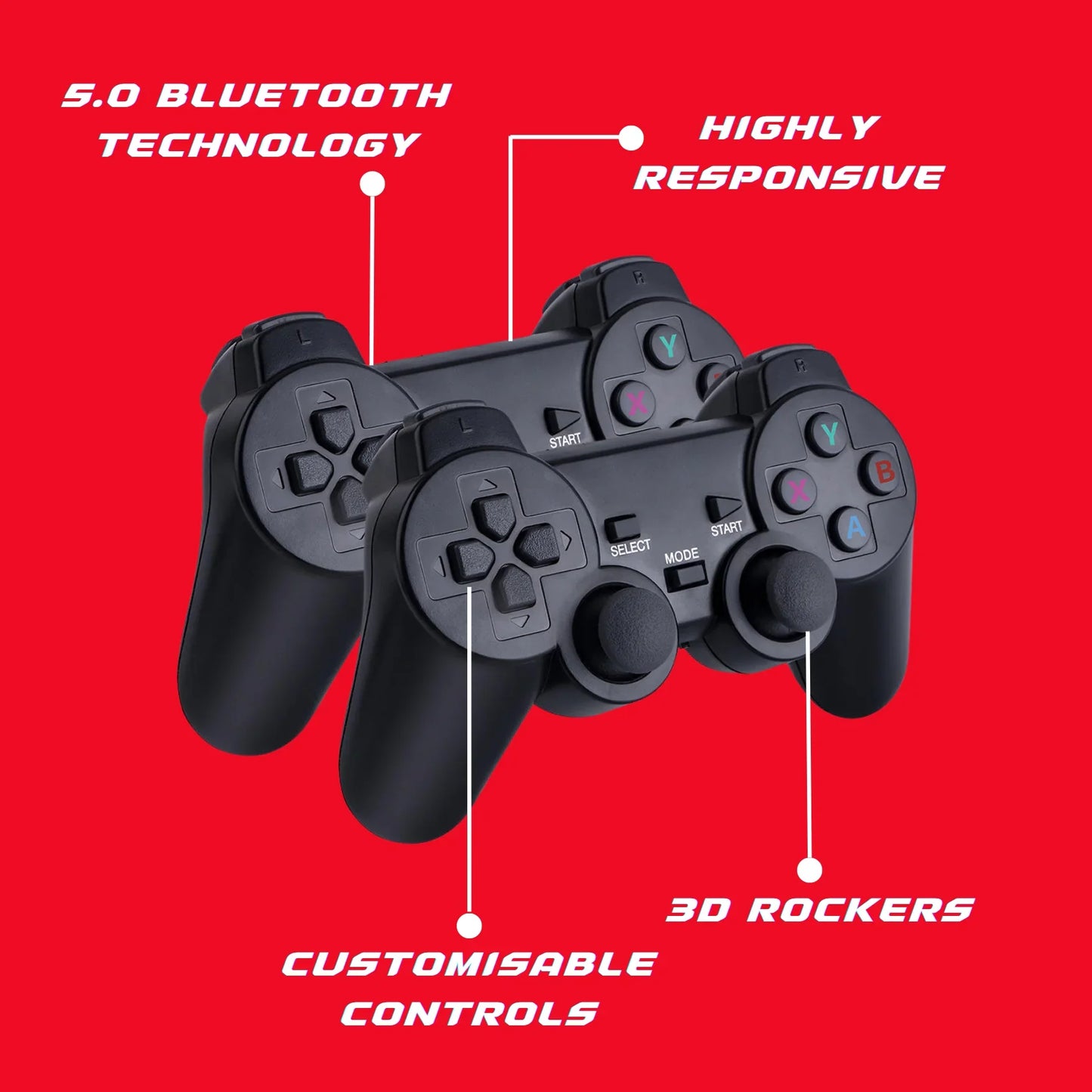 4 Player Pack ( 2 Additional Controllers )